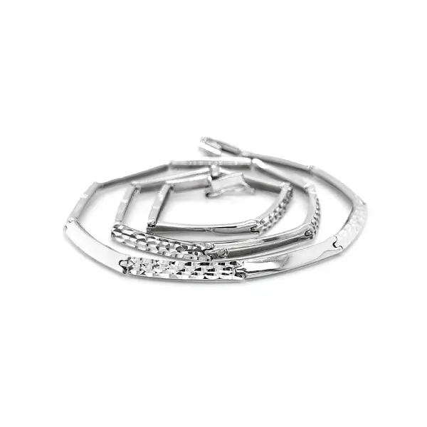 Damen Weißgold Halskette