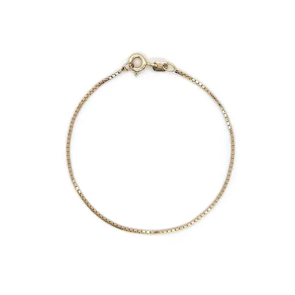 Goldener Baby-Würfel Armband - Würfel