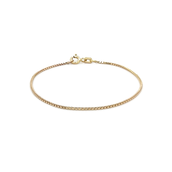 Goldener Baby-Würfel Armband - Würfel