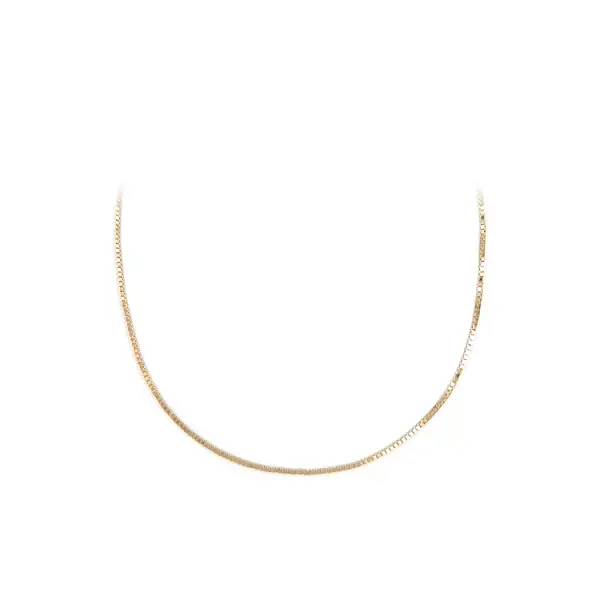 Goldene Kette Würfel - Würfel