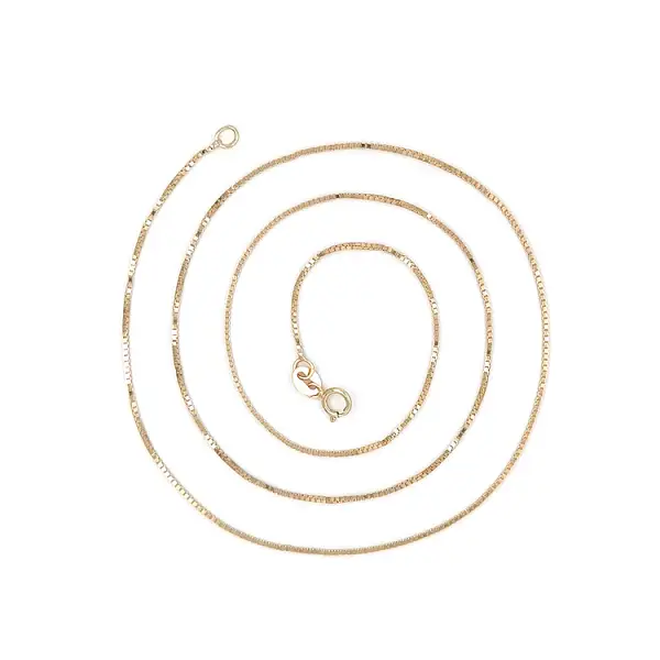 Goldene Kette Würfel - Würfel