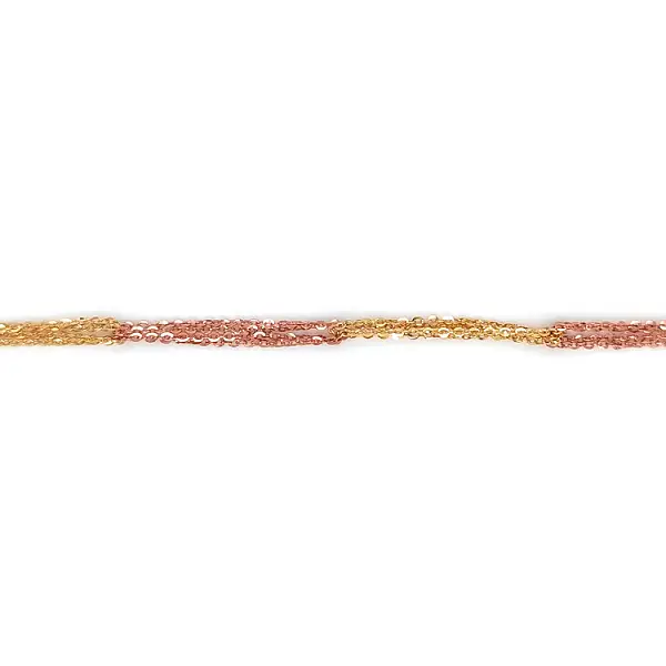 Damenkette aus Kombinationsgold