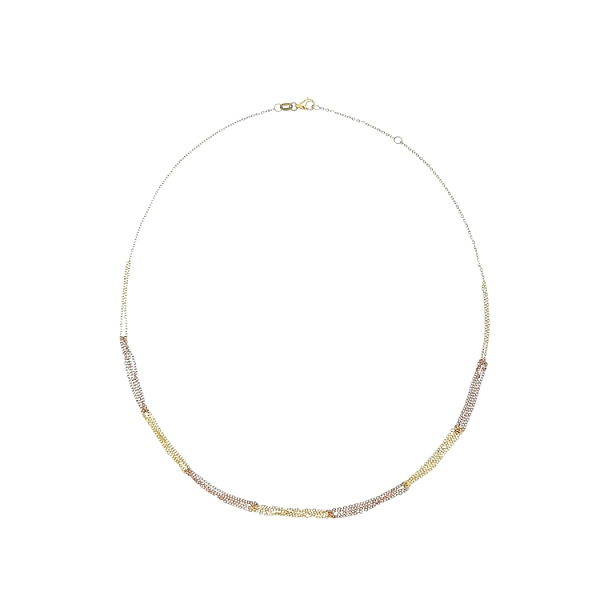Damenkette aus Kombinationsgold