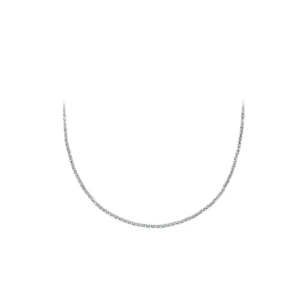 Weißgold Rolo-Kette