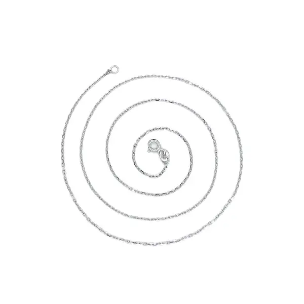 Anker Weißgold Kette