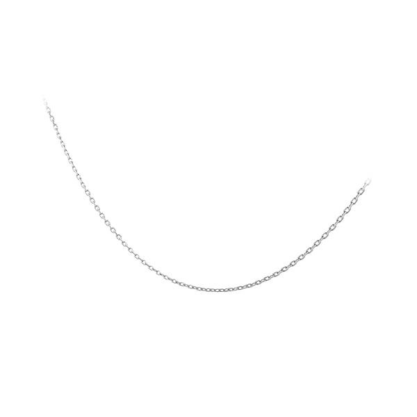 Weißgoldkette Anker