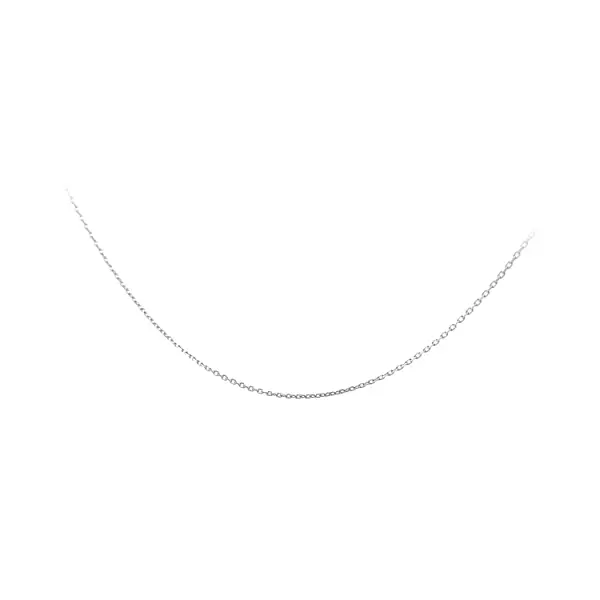 Weißgoldkette Anker