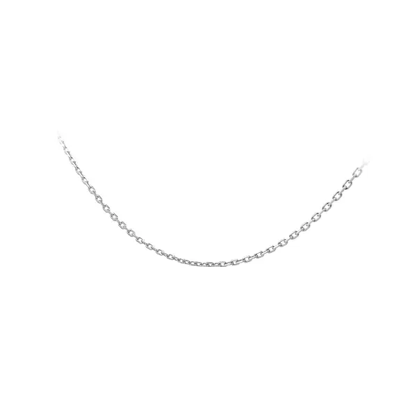 Weißgoldkette Anker