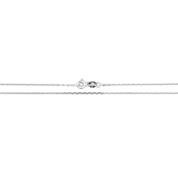 Weißgoldkette Anker
