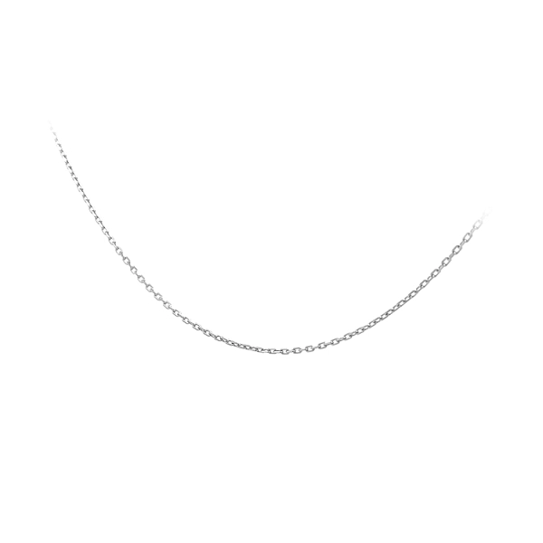 Weißgoldkette Anker