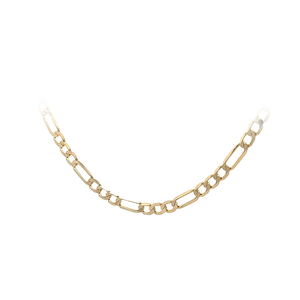 Gold Herrenkette Figaro 4,70 mm