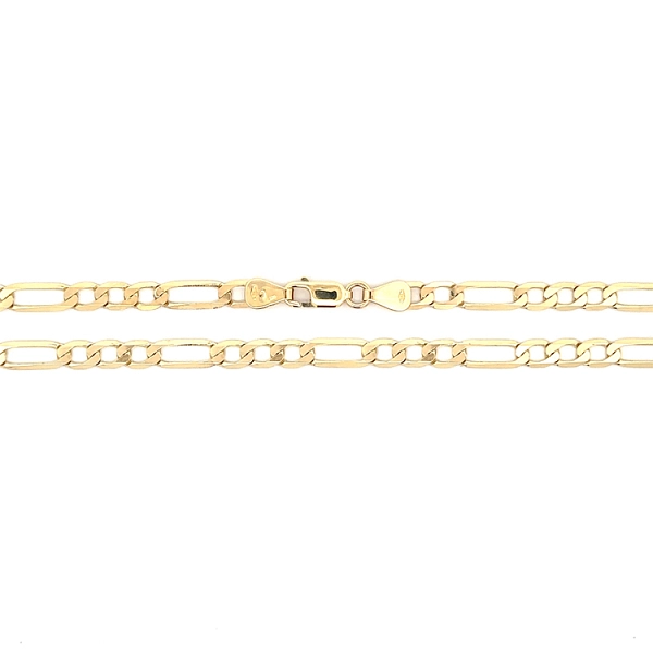 Gold Herrenkette Figaro 4,70 mm