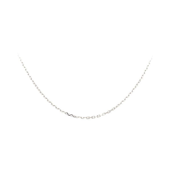 Weißgoldkette Anker
