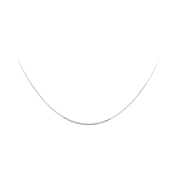 Weißgoldkette Anker