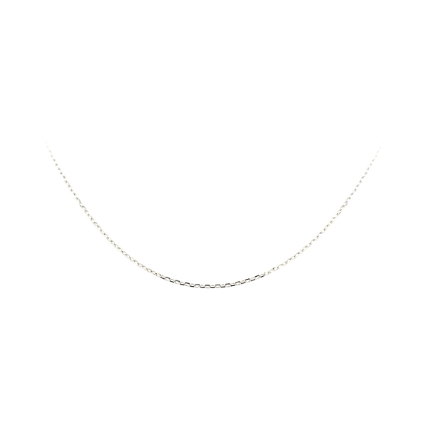 Weißgoldkette Anker