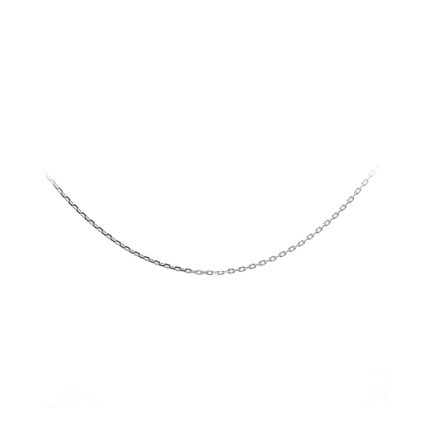 Weißgoldkette Anker