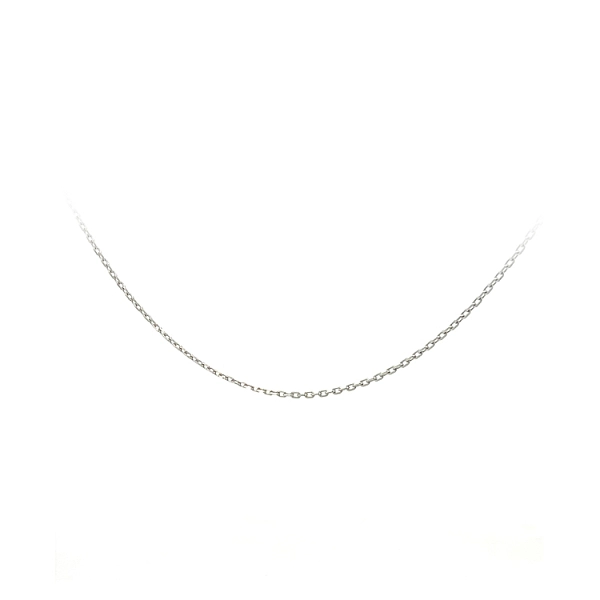 Weißgoldkette Anker