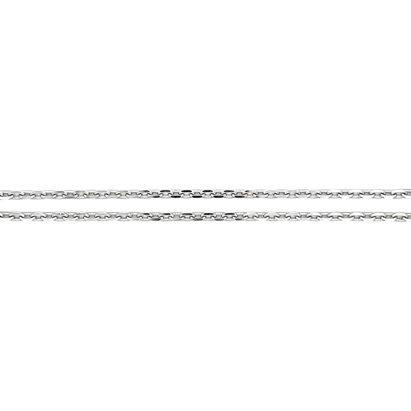Anker Weißgold Kette