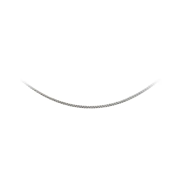 Weißgold Fuchsschwanz Kette