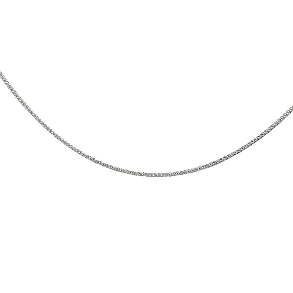 Weißgold Fuchsschwanz Kette