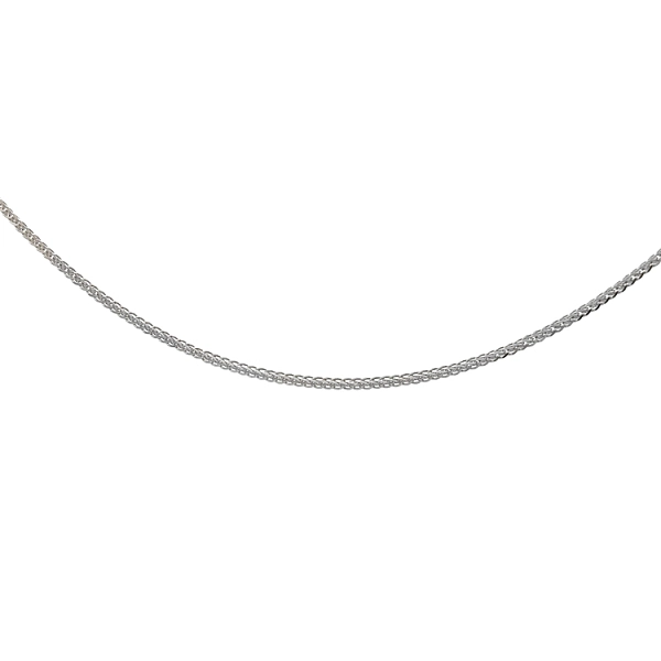 Weißgold Fuchsschwanz Kette