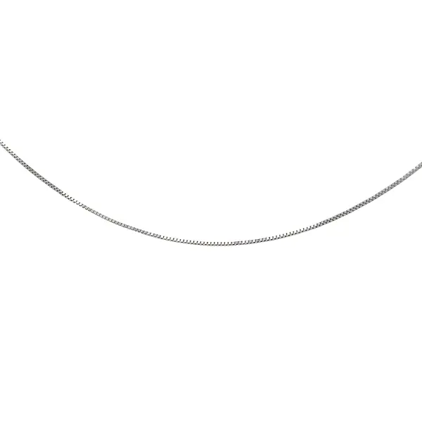 Kette Würfel - Weißgold Koskta