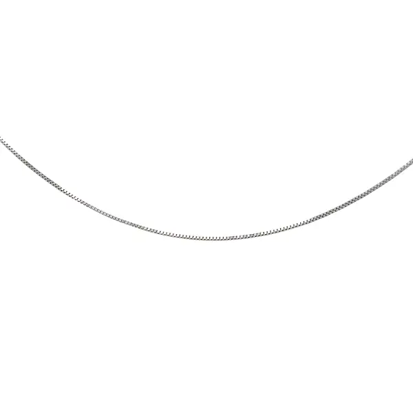 Kettenwürfel - Weißgold-Würfel