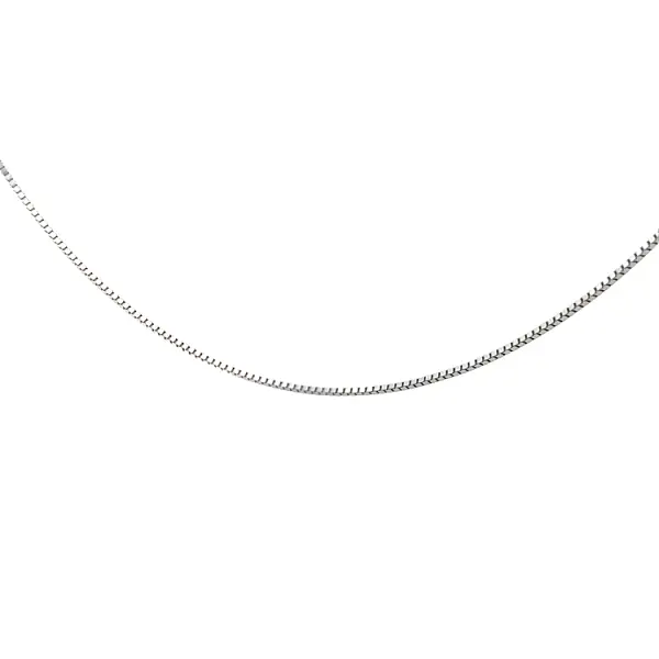 Kettenwürfel - Weißgold-Würfel