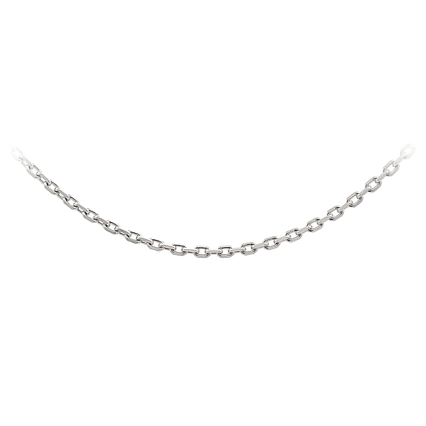 Anker Weißgold Kette