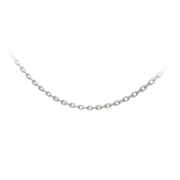 Anker Weißgold Kette