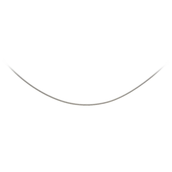 Weißgold Fuchsschwanz Kette