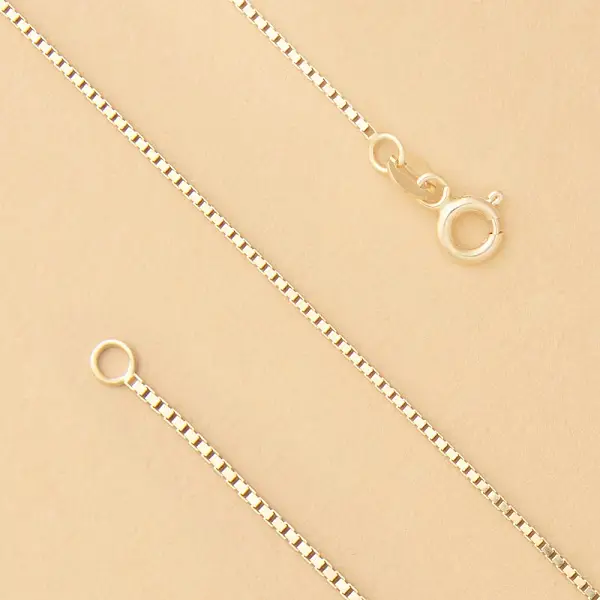 Goldene Kette Würfel - Würfel