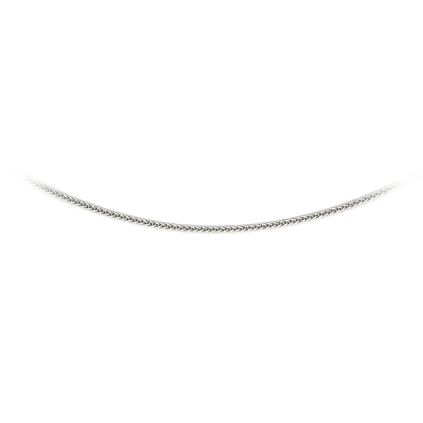 Weißgold Fuchsschwanz Kette