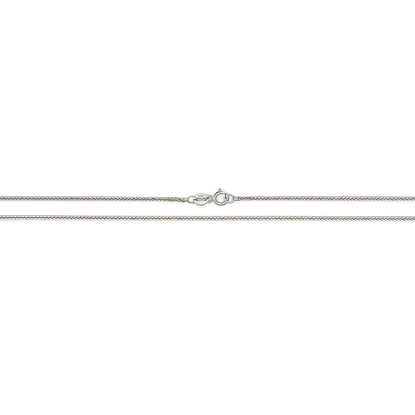 Weißgold Fuchsschwanz Kette