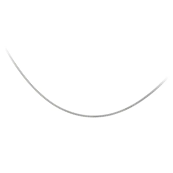 Kettenwürfel - Weißgold-Würfel