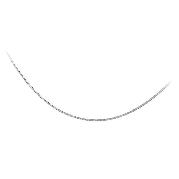 Kettenwürfel - Weißgold-Würfel