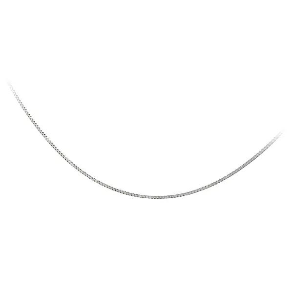 Kettenwürfel - Weißgold-Würfel