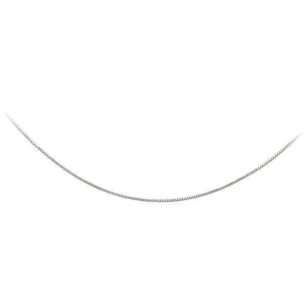 Kette Würfel - Weißgold Koskta