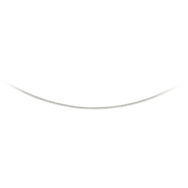 Kette Würfel - Weißgold Koskta