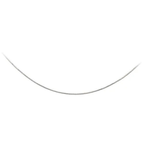 Kette Würfel - Weißgold Koskta