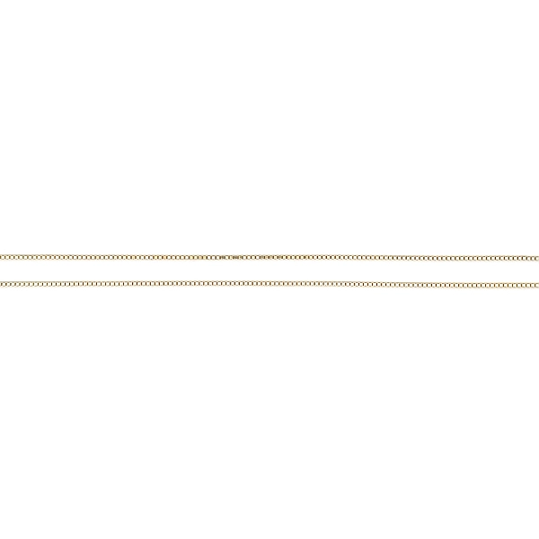 Goldene Kette Würfel - Würfel