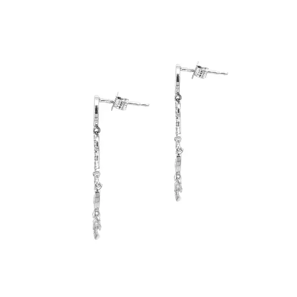 Goldohrringe mit Zirkonen