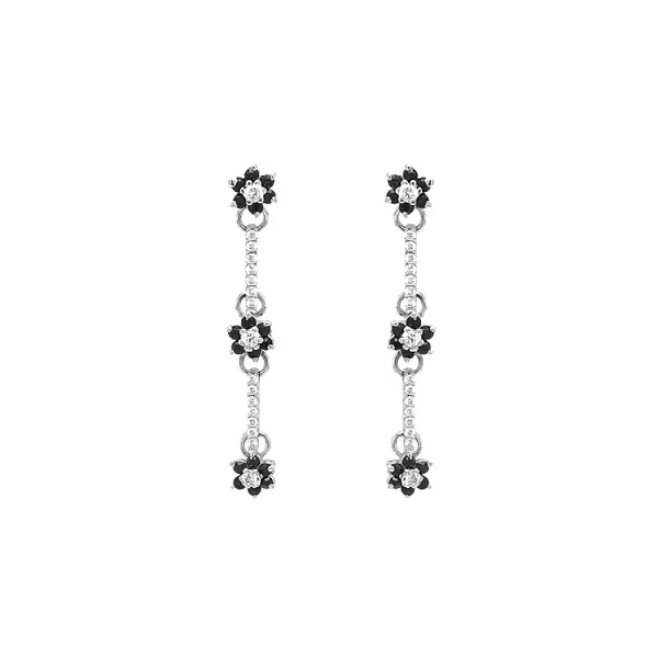 Goldohrringe mit Zirkonen