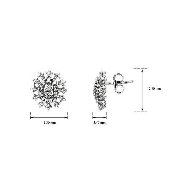Eleganter Schmuck mit funkelndem Zirkon