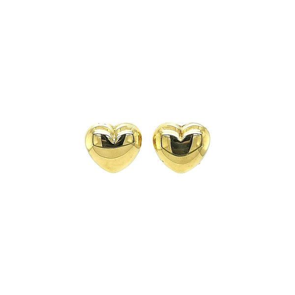 Goldherz-Ohrringe