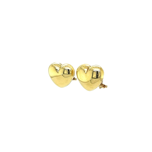 Goldherz-Ohrringe