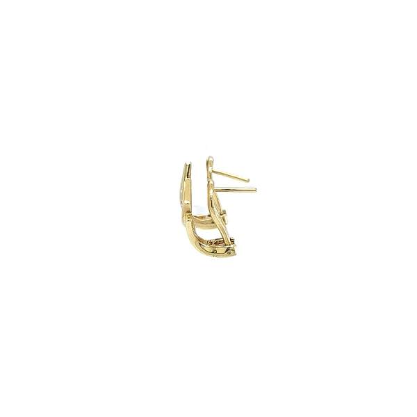 Gold-Ohrringe mit Zirkonen
