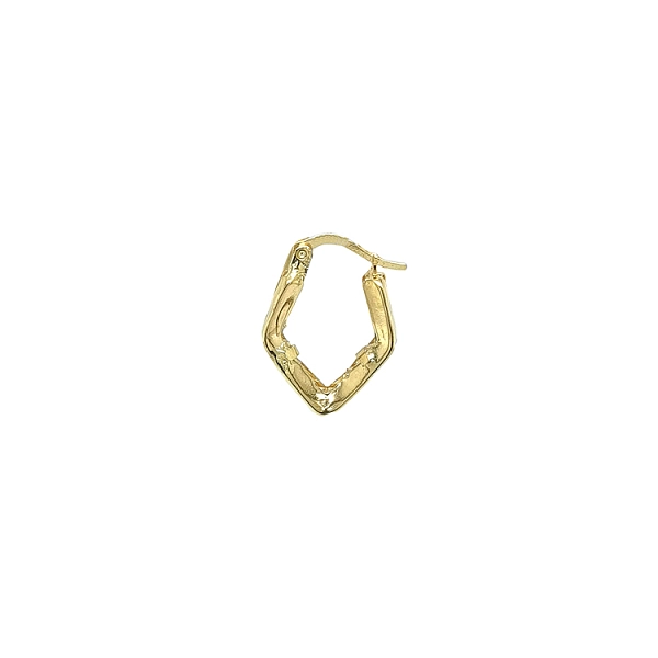 Goldene runde Ohrringe mit Zirkonen