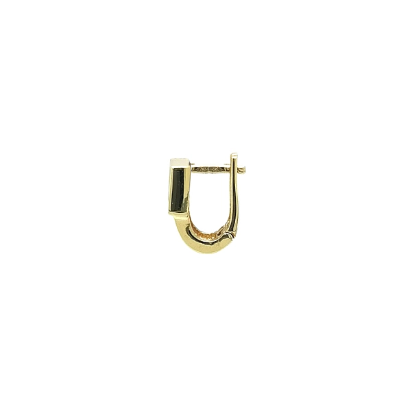 Gold-Ohrringe mit Zirkonen
