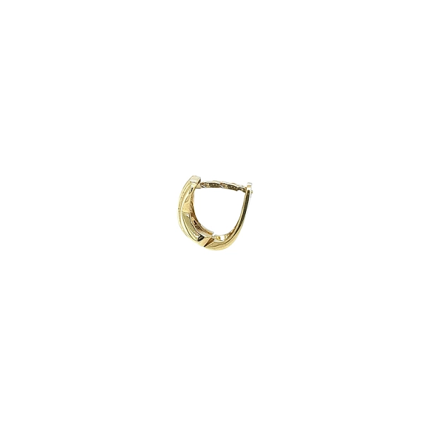 Gold-Ohrringe mit Zirkonen